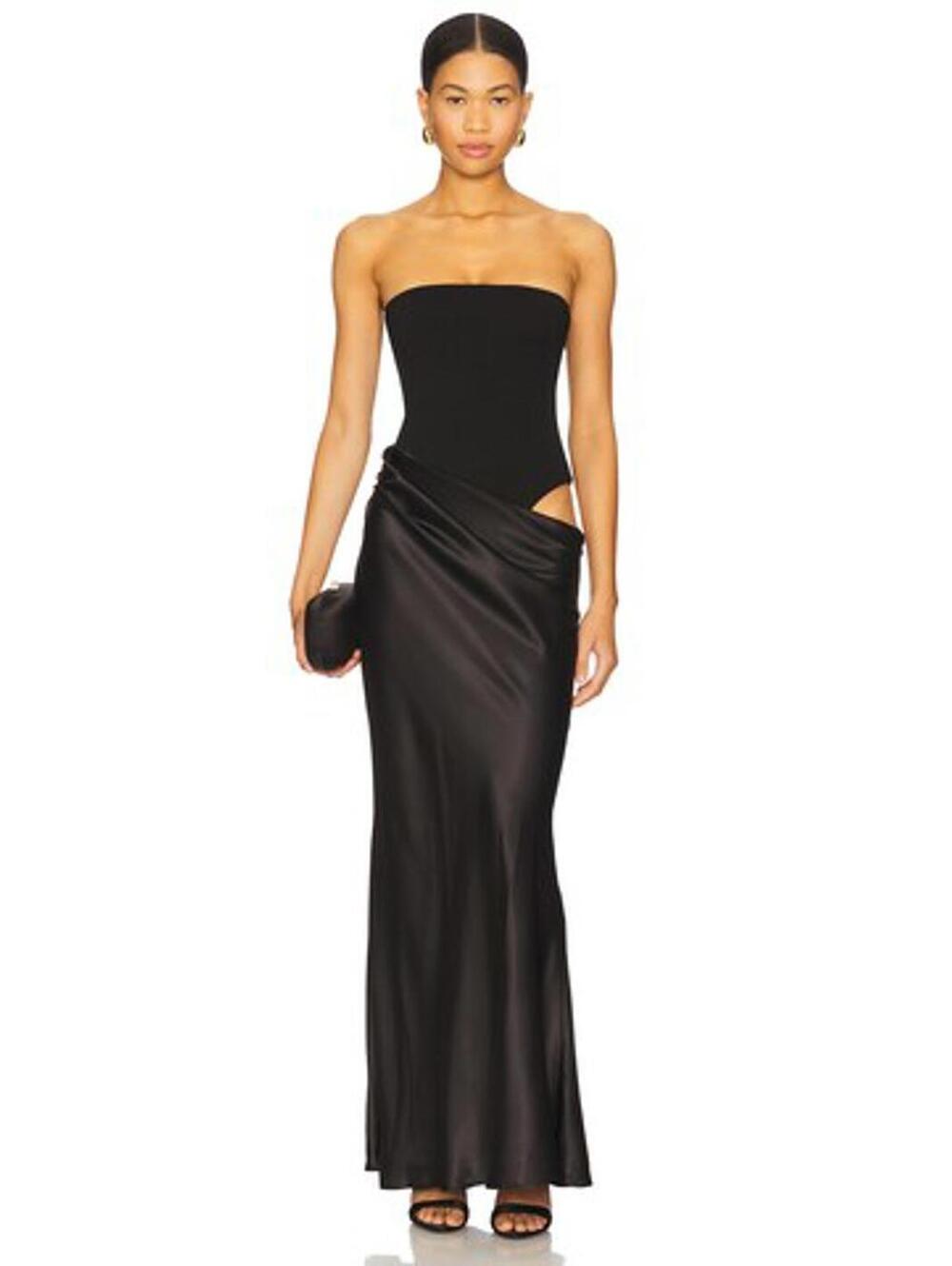 ALL THE WAYS Carrie Maxi Dress in Black